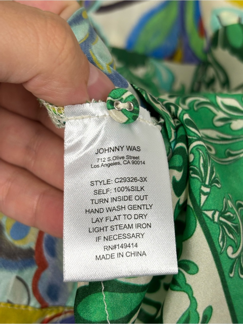 Johnny Was The Audrey Tunic armeria patchwork blouse size 2X NWT - Picture 12 of 13